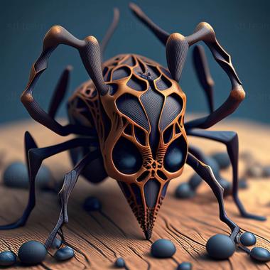 3D модель Polyrhachis bosi (STL)